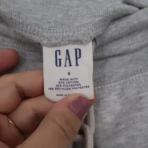 GAP Women's Heather Gray Logo Jogger Sweatpants Size S Small Drawstring Fleece thumbnail 4