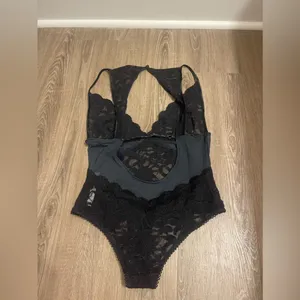 Free People Intimately Speed Date Black Lace Bodysuit‎ NWOT thumbnail 4