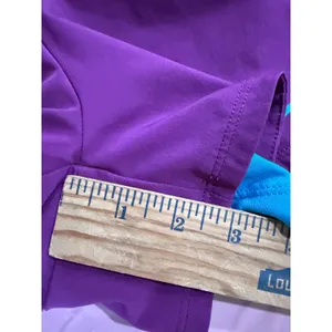 Nike Dri-FIT 2-in-1 Running Shorts Womens XS Purple Blue Just Do It Waistband‎ thumbnail 5