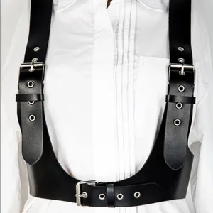 Black Harness Suspender Buckle Bondage New thumbnail 5