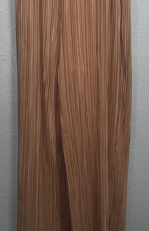 Papermoon Tan Pleated‎ Trousers thumbnail 1