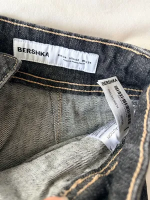 Bershka denim grey skirt thumbnail 6