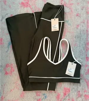 Ayda Sports Bra and Leggings Set Green thumbnail 5