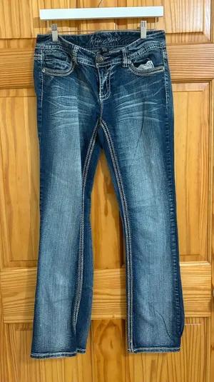 Ariya Jeans Size 12 Vintage Y2K Bootcut Studded Pocket Jeans thumbnail 1