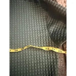 NoBull quilted/waffle pullover sweatshirt green size large thumbnail 5