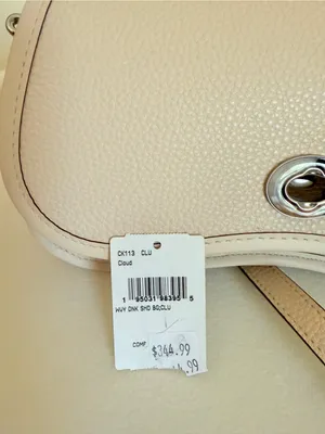 Coach Coachtopia Wavy Dinky Bag w/ 2 Straps in Silver/Cloud Pebble Leather ck113 thumbnail 7