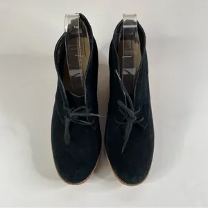 Cole Haan Black Suede Halley‎ Wedge Shoes Size 7.5 thumbnail 3
