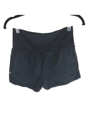 Lululemon Womens Shorts Pleated High Waisted Pockets Pull On Lined Black 4 thumbnail 2