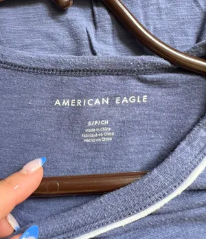 American Eagle Blue Shirt Small thumbnail 3