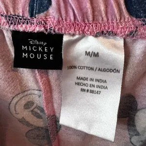 Disney Mickey Mouse Pajama Pants Pink | Women’s Medium | Lounge Sleepwear thumbnail 8