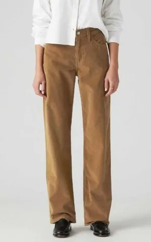 New Levi's Womens 94 Baggy Ermine Corduroy 26x31 thumbnail 1