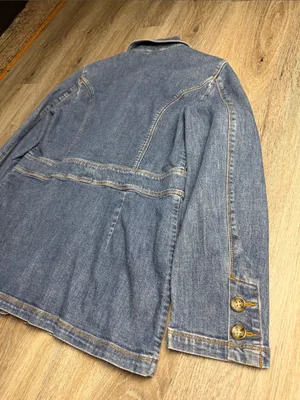 L.L. Bean Blue Denim Safari Utility Jacket Size Medium thumbnail 11