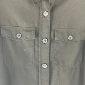 Zara Women black button up shirt size small thumbnail 2