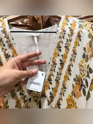 NWT free people rows of roses maxi dress thumbnail 7
