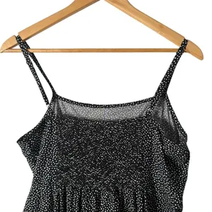 GAO Retro Black White Polka Dot Mini Fit Flare Dress Size M Pinup Rockabilly thumbnail 6