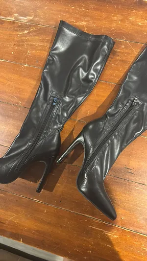 Knee-high Leather Boots👢 thumbnail 4