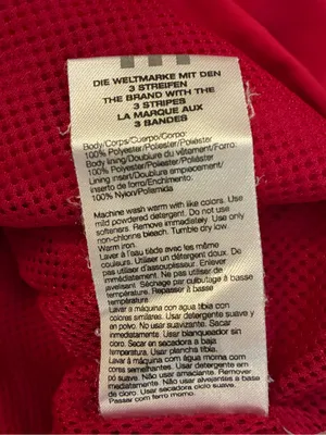 Women’s Adidas Pink Hooded Zip up Jacket Size Medium thumbnail 7