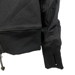 Lululemon Athletica Women’s 4‎ Full Zip Black Hoodie Jacket Ruched Lined thumbnail 8
