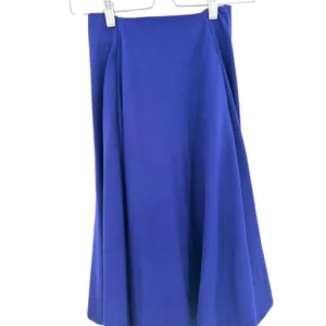 Winser London Miracle Ponte Full A-Line Midi Skirt Cobalt Blue UK 6 US 2 thumbnail 3