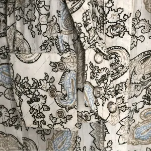 Ariat paisley w/Silver threads long sleeve Pearl Snap western shirt M thumbnail 6