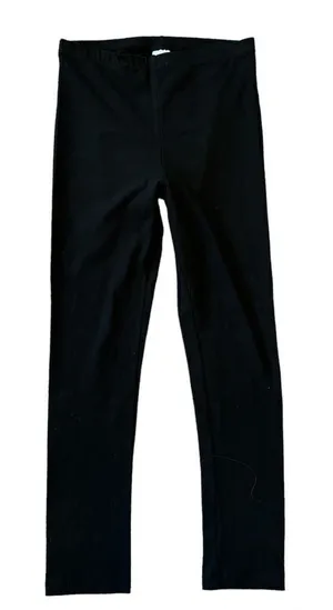 Womens black spandex leggings thumbnail 1