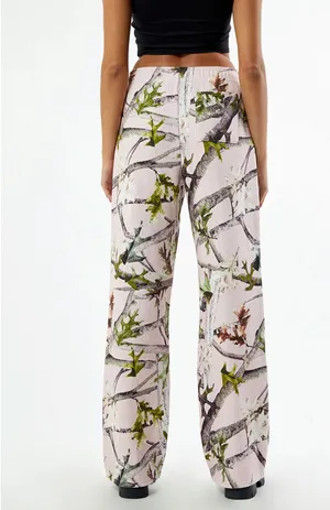 Pacsun Pink Camo Baggy Sweatpants thumbnail 2