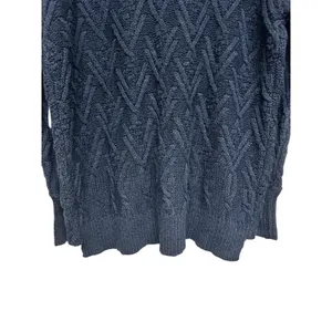 Free People Montana‎ Cable Cardi Black Women's Size Medium thumbnail 6