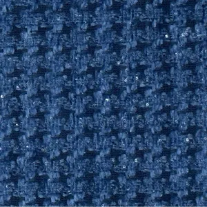 NEW Cece Tweed Shimmer Mini Skirt Blue Silver Women’s 8 thumbnail 3