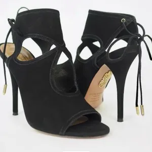Aquazzura suede sexy thing heels size 39.5 thumbnail 1