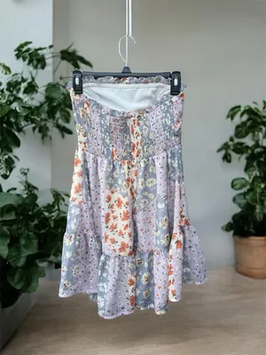 Hello Molly Strapless Floral Patchwork Mini Dress Size 4 thumbnail 3