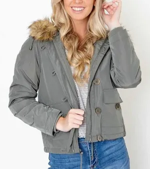 NWT Olive Green Jacket Size M thumbnail 2