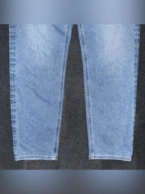 American Eagle Mom Jeans High Rise Stretch Denim Tapered Womens Sz 8 Distressed thumbnail 6