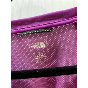 The North Face Purple Ladies Cycling Top Large Small Hole On Shoulder Outdoor‎ thumbnail 4