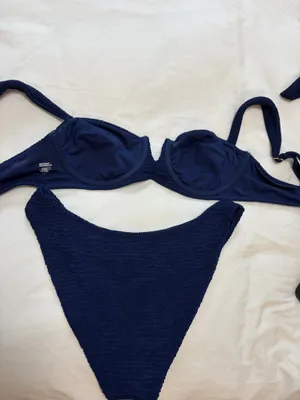 Monday Swimwear Navy Bikini Set thumbnail 2