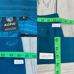 Kuhl Durango Green Skirt Women’s‎ Sz 4 Side Ruching Outdoor Hiking Nylon Spandex thumbnail 3