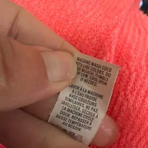 Aerie Sweatshirt Small Neon Coral Oversized Textured Terry Pullover Beach thumbnail 8