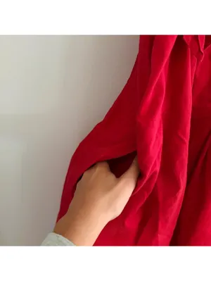 Damson Madder Iris Bow Midi Dress Red Size 10 thumbnail 8
