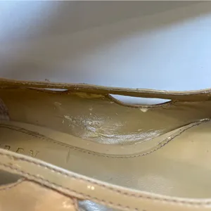 Lauren Ralph Lauren Y2K Vintage Style Tan‎ Kitten Heel Pumps Size 6.5 thumbnail 10
