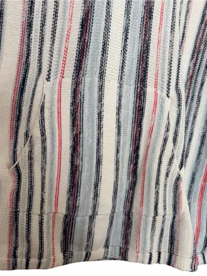NATURAL LIFE Striped Hoodie Tunic - White, Navy & Pink thumbnail 4