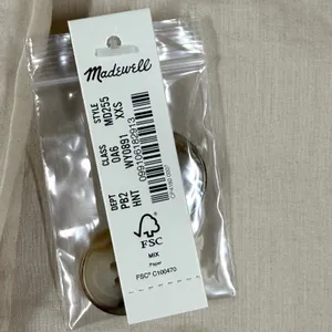 Madewell MD255 Linen Blend Belted Blazer Jacket Beige XXS New‎ thumbnail 7