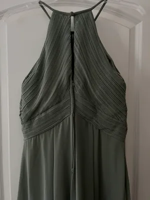 Kennedy Blue Lacey Bridesmaid Dress Moss thumbnail 8