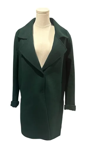 Belle & Bloom Ex-Boyfriend Wool Blend Oversized Jacket Dark Green thumbnail 1