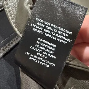 Aritzia Wilfred The Melina Wilfred Gray Vegan Leather Pants Women’s 2 thumbnail 5