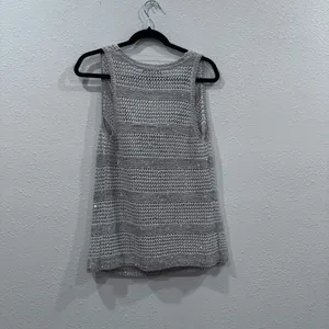 INC International‎ concepts sleeveless top size large sequin Tan thumbnail 3