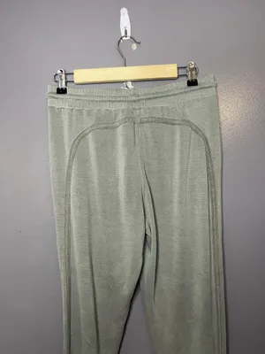 FP Movement Pants Womens Medium Green Modal Jogger Elastic Waist Cuffed Lounge thumbnail 6