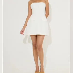 Odd Muse Strapless Dress White Size M thumbnail 2