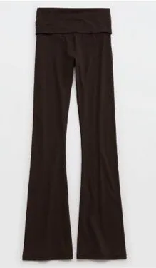 brown aerie matching workout set thumbnail 1