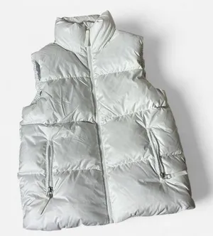 Vuori Hillside Insulated Puffer Vest White Duck Down VW581 Womens XXS thumbnail 1