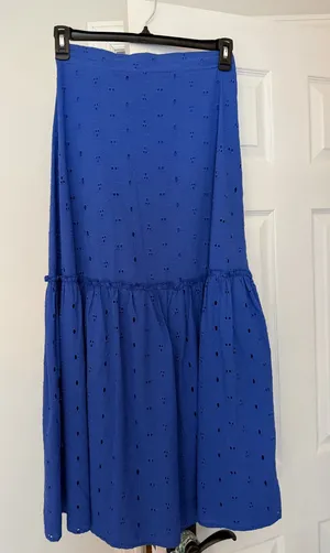 Blue maxi skirt thumbnail 1