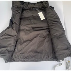 Automet Women's Cropped Puffer Vest Size XL Black Full Zip Pockets thumbnail 7